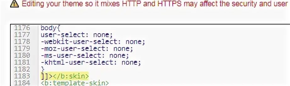 Webkit user select