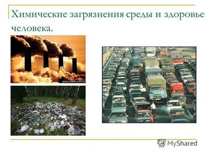 Воздействие химического загрязнения