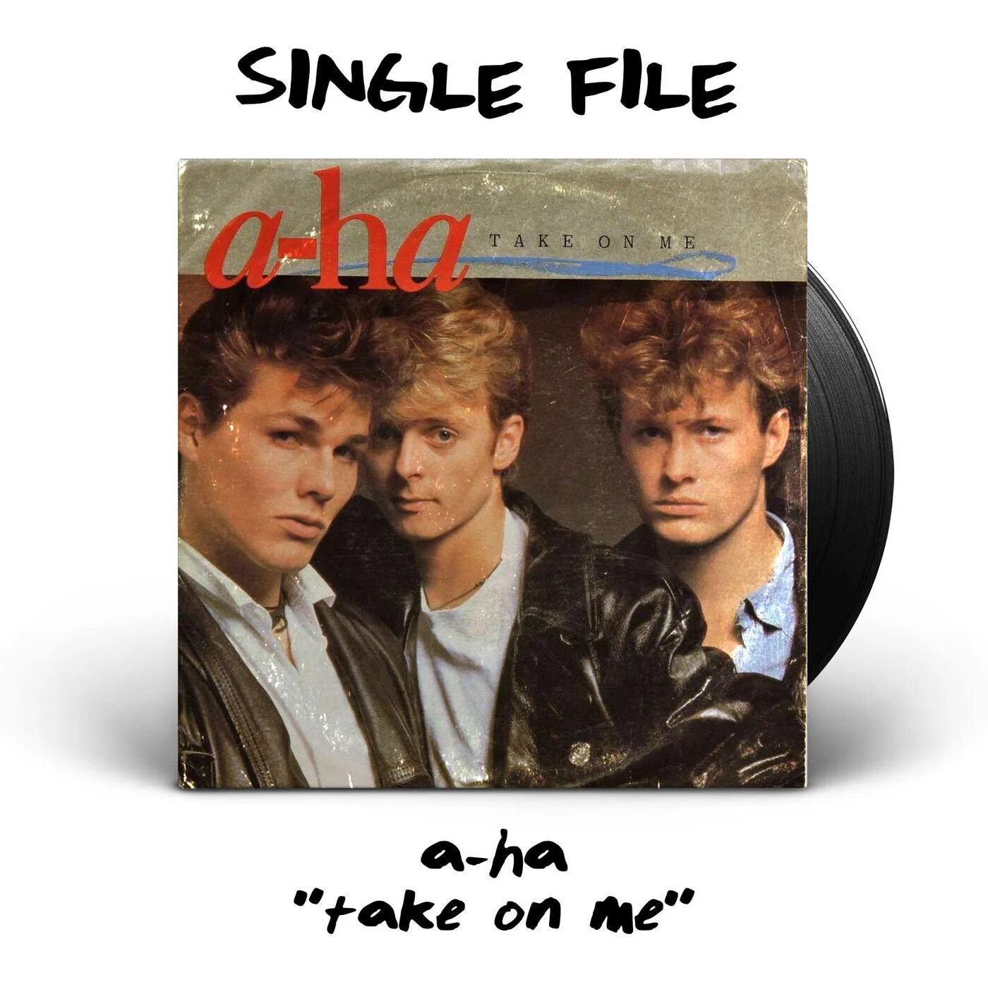 Песня тейк он ми. Группа a-ha take on me. A-ha 1985. A-ha take on me обложка. Группа a-ha постеры.