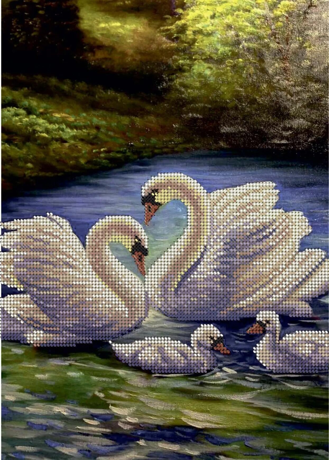 Мозаика лебеди. Вышивание лебеди. Вышивка лебеди крестиком. Вышивка пара лебедей. Картина "лебеди".