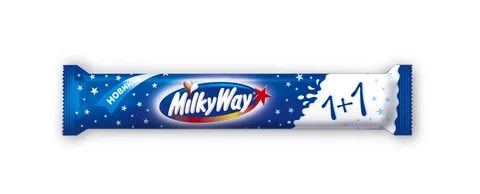 Батончик шоколадный 1+1 Milky Way.
