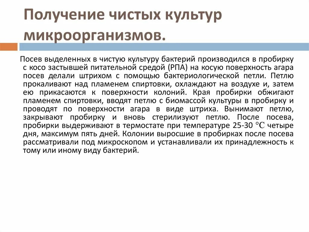 Получение чистота. Получение чистой культуры бактерий. Получение чистых культур микроорганизмов. Способы получения чистых культур бактерий. Методы получения чистых культур.