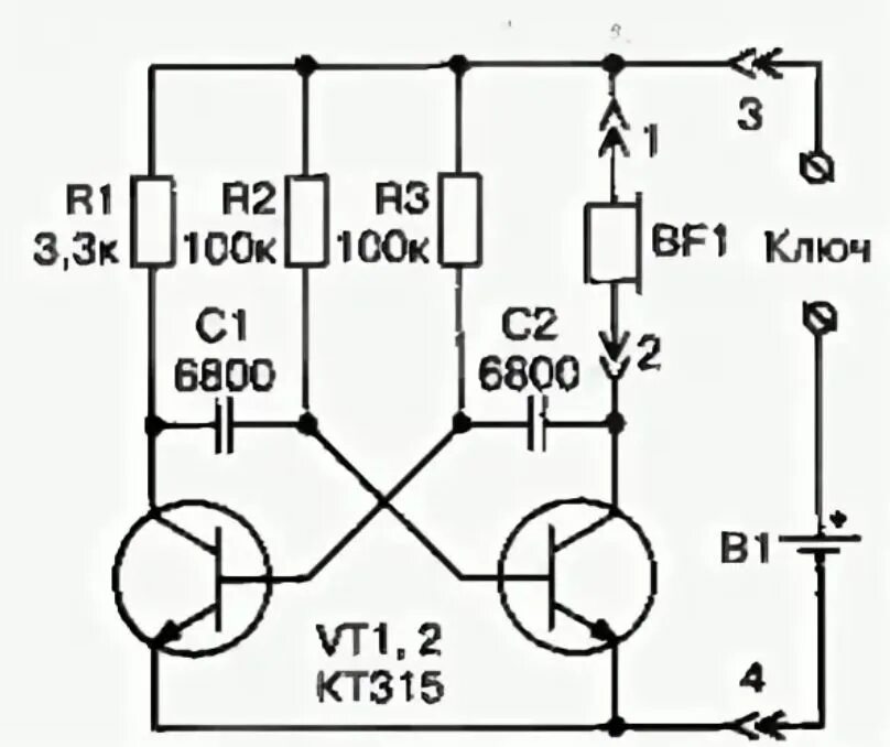 Схема мультивибратора Генератор звука. Мультивибратор на транзисторах звуковой частоты. Генератор на транзисторах кт315 кт361. Мультивибратор низкой частоты на транзисторах. Генератор азбуки морзе