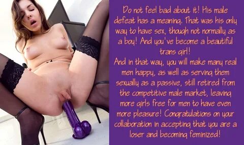 Slideshow sissygasm chastity captions.