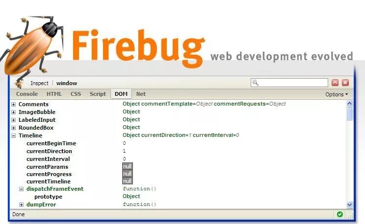 Firebug. Firebug isle.