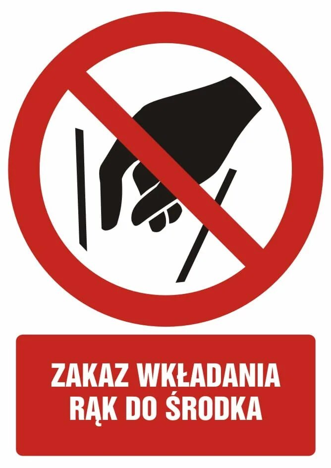 Zakaz b. Prohibition signs. Safety signs Prohibition.