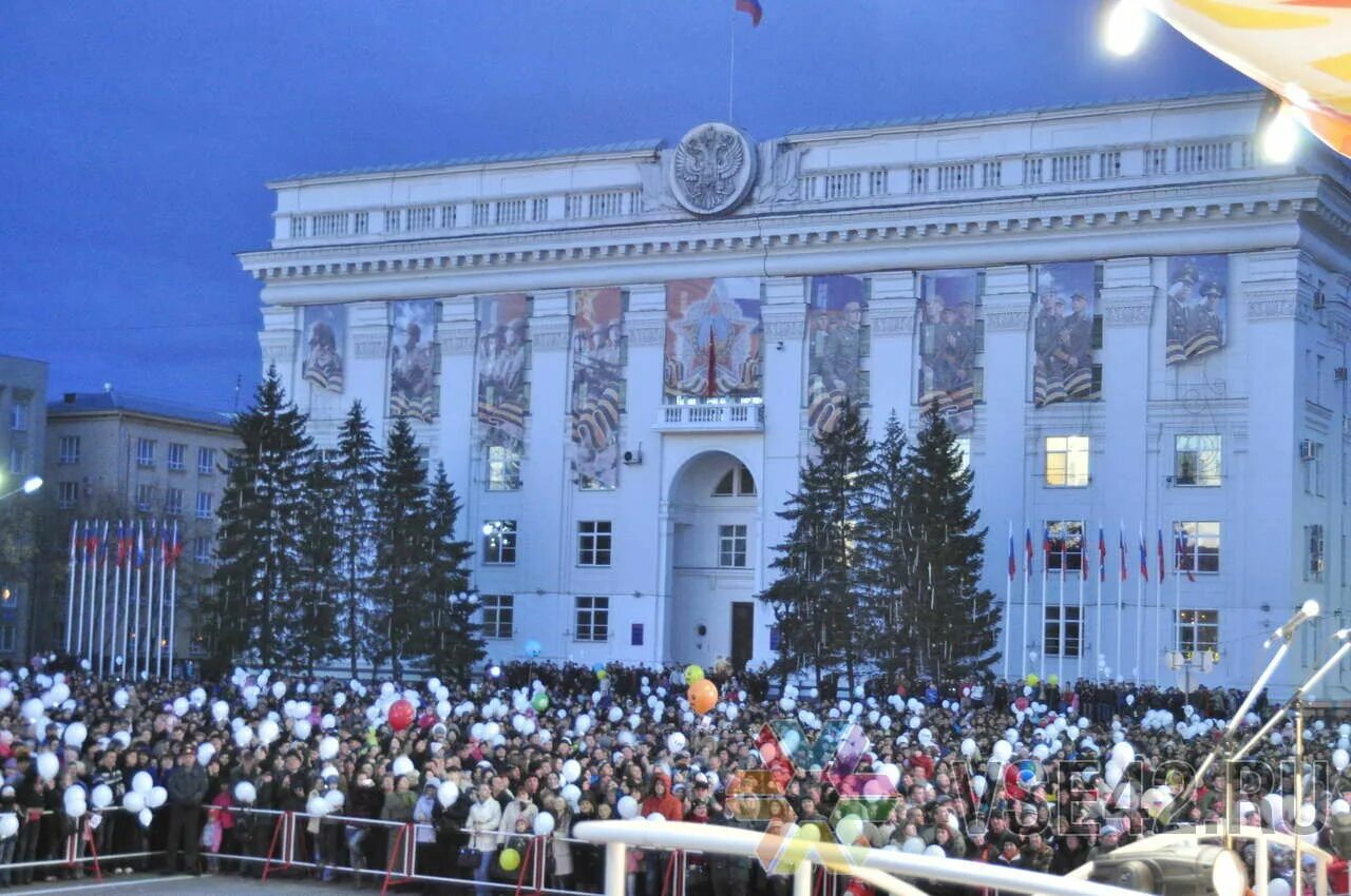 Площадь советов Кемерово.