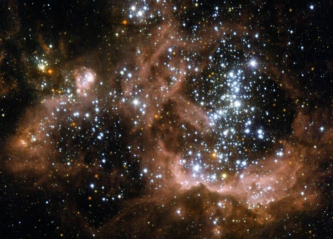 Туманность NGC 604. Галактика треугольника туманность NGC 604. NGC 604 огромная звёздообразующая туманность в галактике треугольника. Хаббл ngc3079.