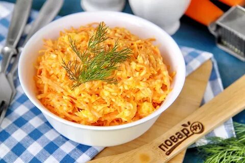 Салат морковка яйцо чеснок