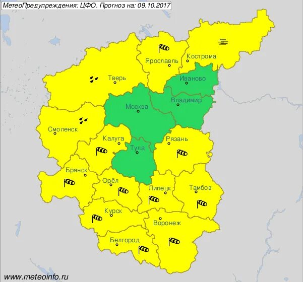 Климат Тулы. Жёлтый уровень опасности Белгород. Погода в цфо