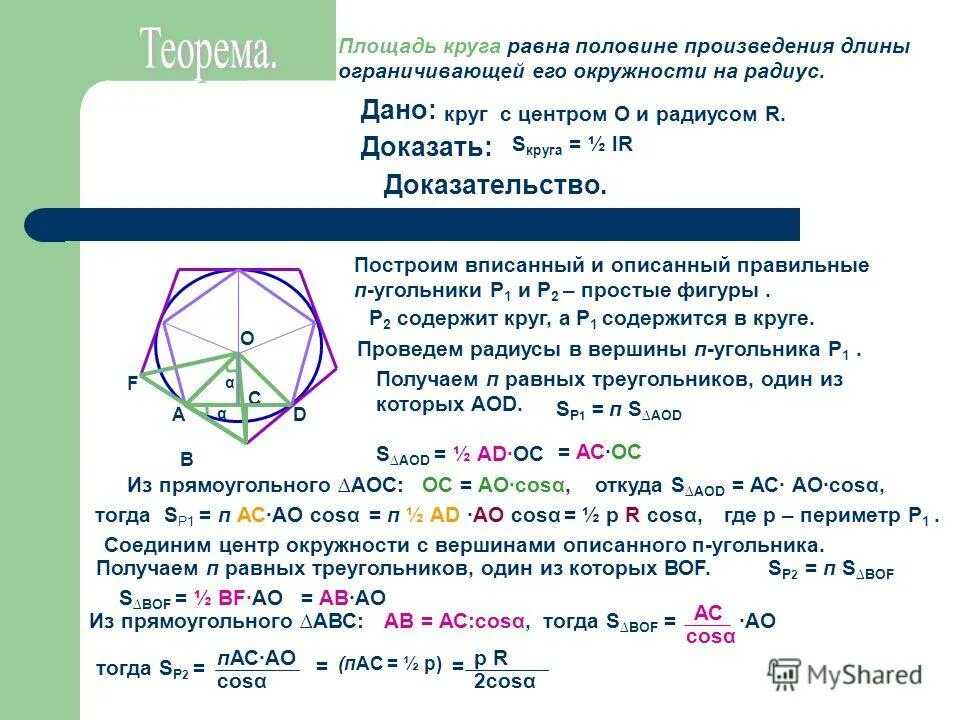 Почему круг назвали кругом