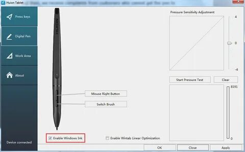Huion drivers