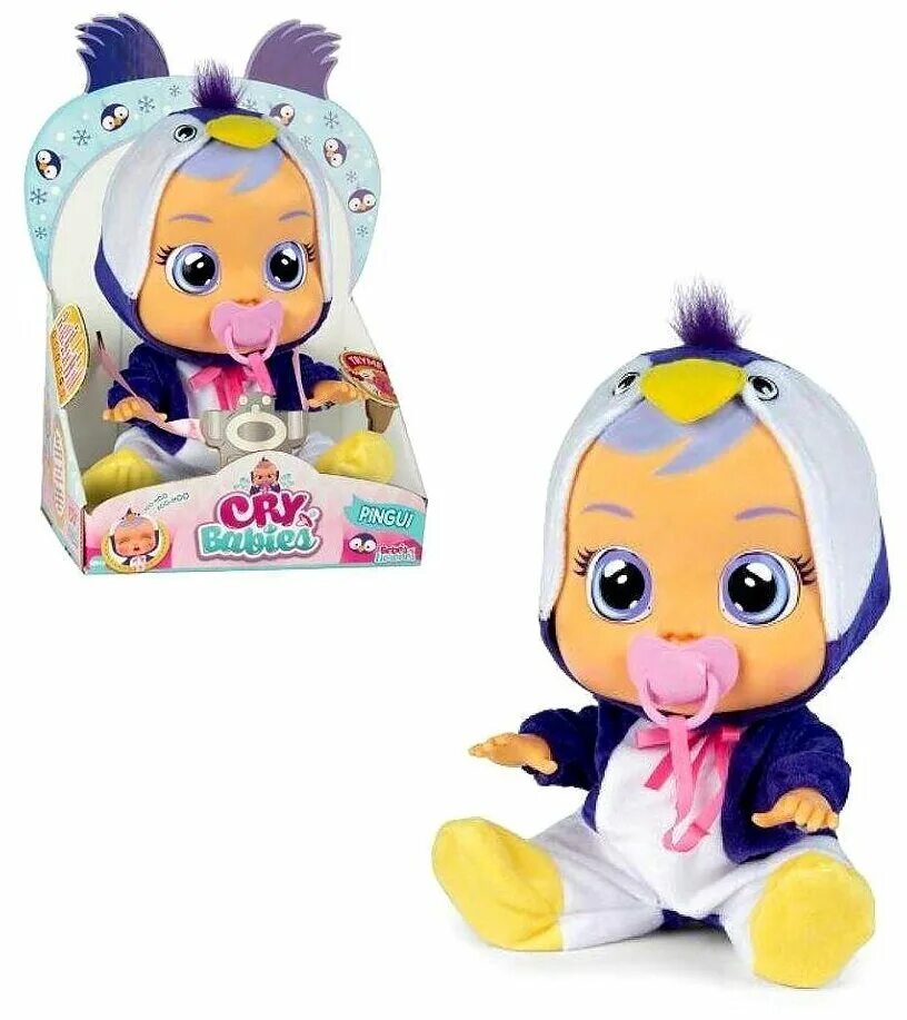 Imc toys. Пупс IMC Toys Cry Babies. Пупс IMC Toys Cry Babies Плачущий младенец. Пупс IMC Toys Cry Babies Плачущий младенец Pingui, 31 см, 90187. Кукла Плачущий младенец IMC Toys.