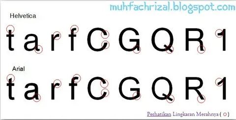 Font family arial