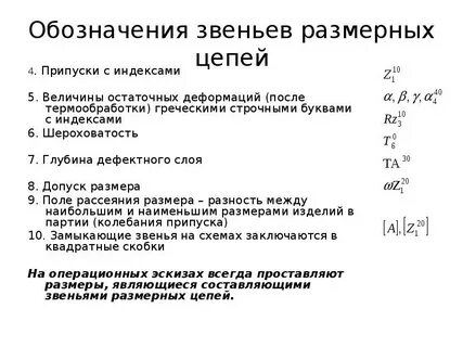 Классификация звеньев