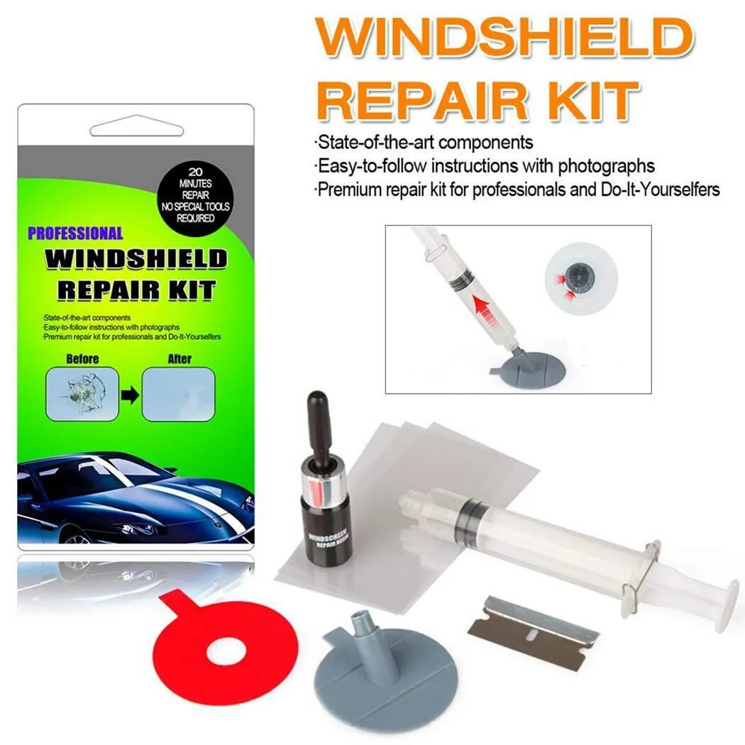 Набор для трещин лобового стекла. Набор ремонта стекла автомобиля Windshield Repair Kit. Набор для ремонта стекол автомобиля (Windshield Repair Kit) sovepsshop. Ремкомплект для ремонта трещин лобового стекла артикул. Набор для ремонта ветровых стекол.