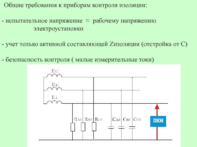 Постоянный непрерывный контроль. Схема контроля изоляции ЩПТ. Защита контроля изоляции схема. Контроль сопротивления изоляции схема. Схемы устройств постоянного контроля изоляции.