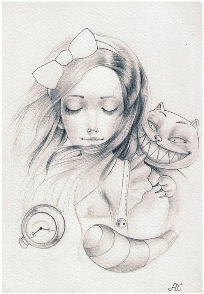 Рисунок алисы карандашом. Рисунок алисы карандашом. Дисней наброски алиса. Рисунок алиса в стране чудес поэтапно. Алиса в стране чудес для срисовки.