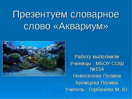 Аквариум текст