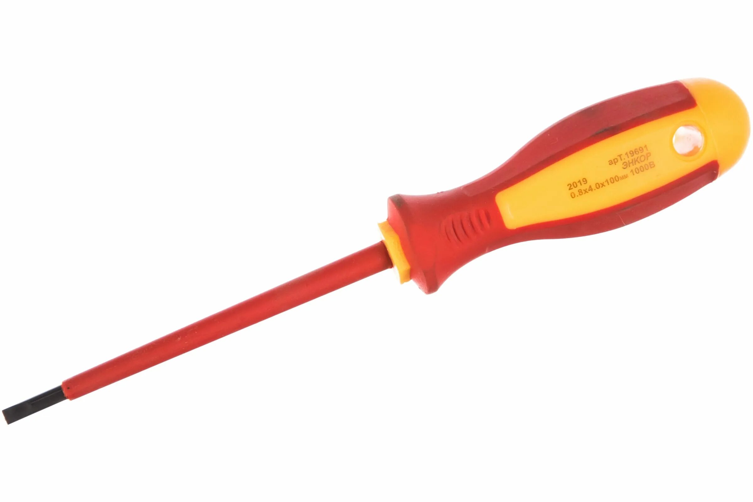 , красный / желтый. Отвертка: шлиц 5. Отвертка энкор. Набор отверток энкор 19834. Набор отверток энкор 19538.