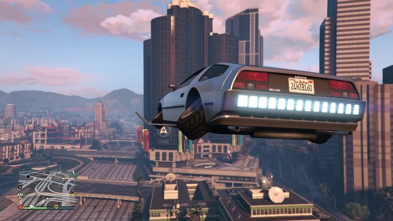 Gta машина покажи. Делориан ГТА 5. DELOREAN В ГТА 5. Делюкс ГТА 5. Летающая машина в ГТА 5.