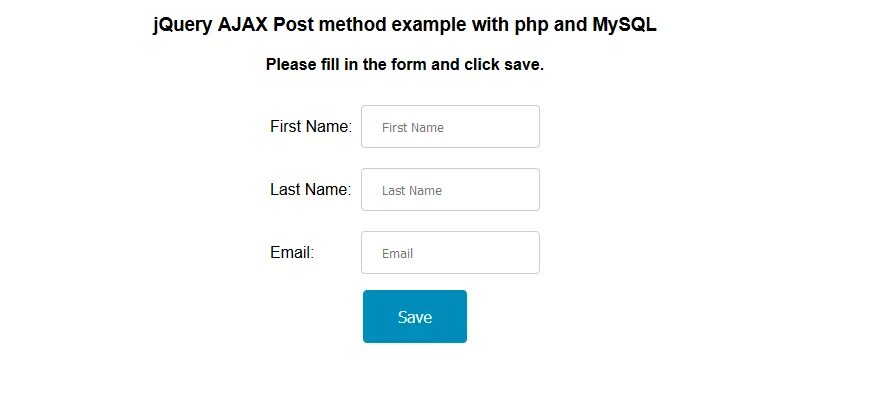 Jquery post. Html form example. Ajax html php. JQUERY examples.