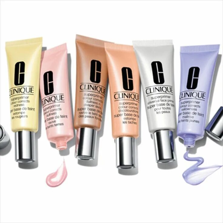 Clinique primer. Clinique праймер. цветные базы под макияж. clinique база под макияж. праймер для лица.