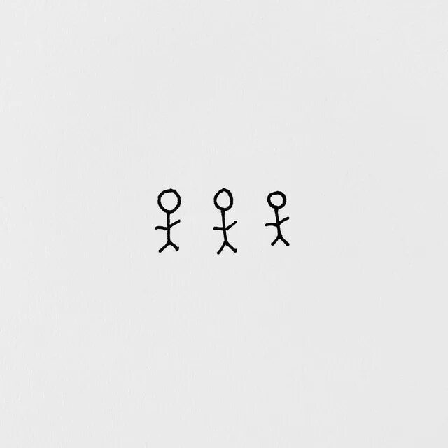 All three of us. Us three. the three of us 10.