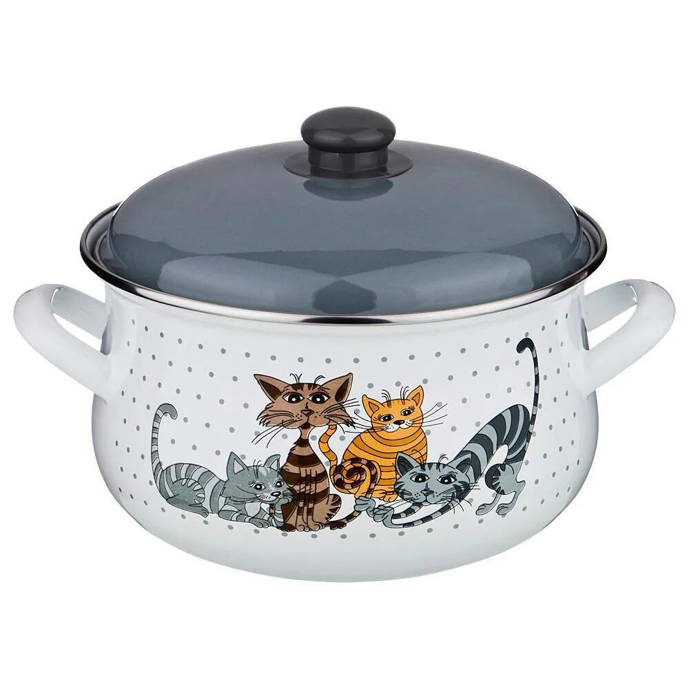 Agness коты. Кастрюля agness 951-003 3,3л. кастрюля agness 951-001. кастрюля эмалированная agness 5,3л. agness кастрюля эмалированная.