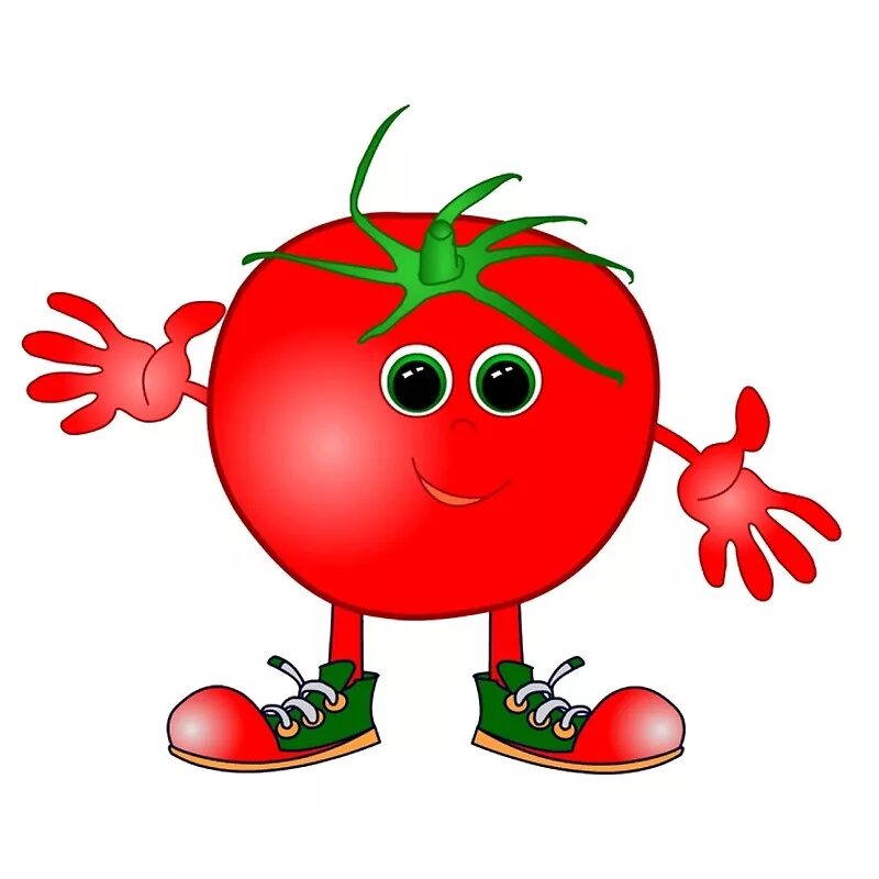 Помидорчик. Помидор с глазками для детей. Смешной помидор. Помидоры мультяшные. Анимированный помидор.