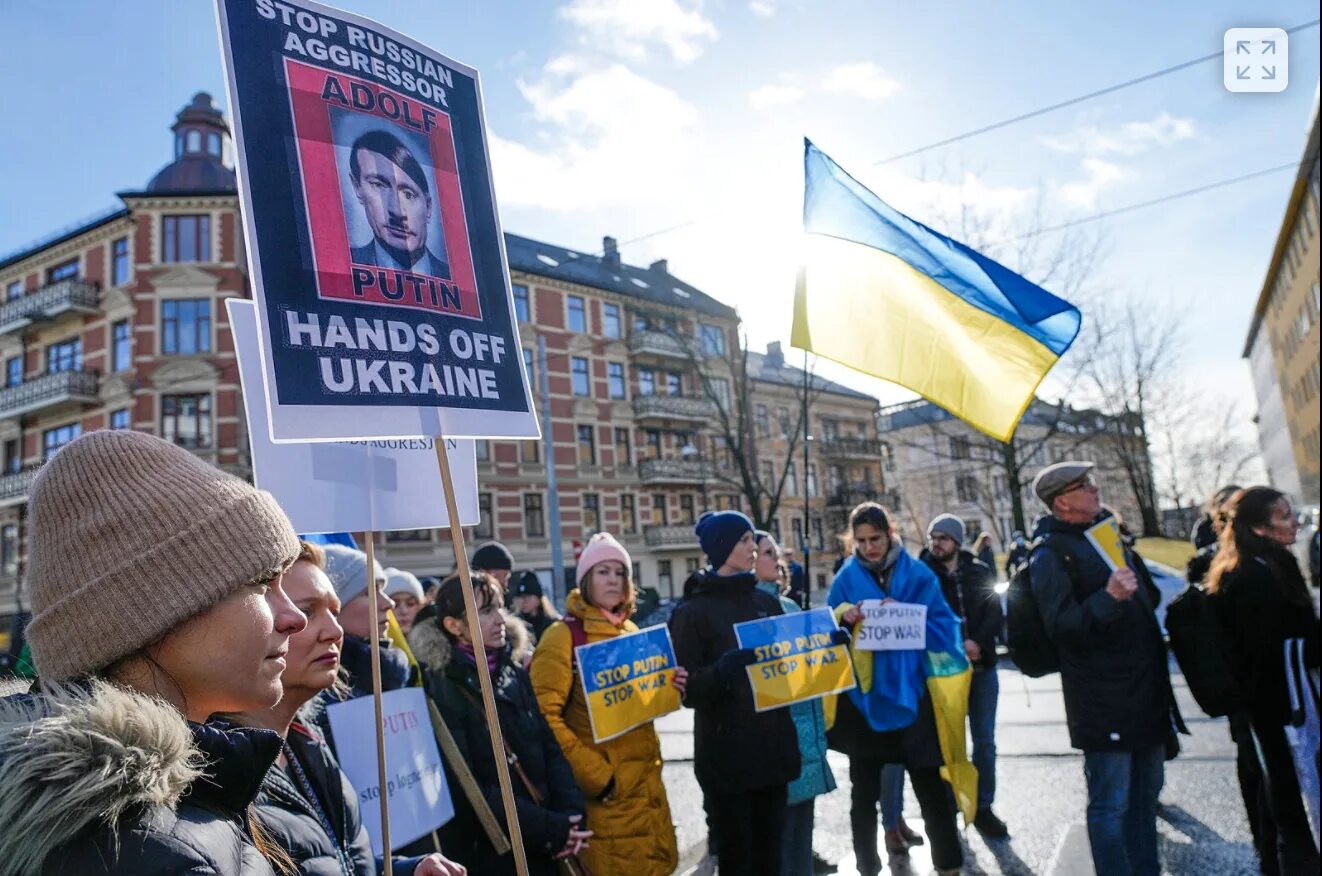 Митинг против украины