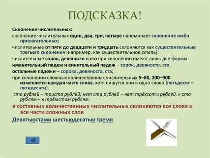 Слова подсказки