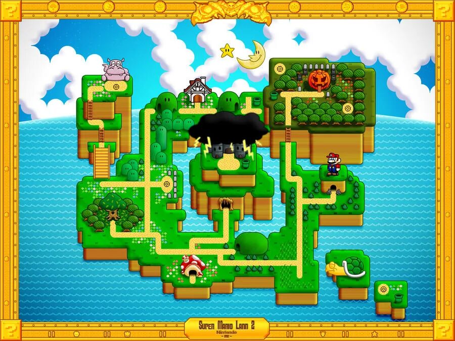 Mario map 2. Игра супер марио ленд 2. super mario land 2 game boy. mario land 1989. super mario land game boy.