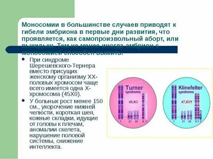 Моносомия хромосомы