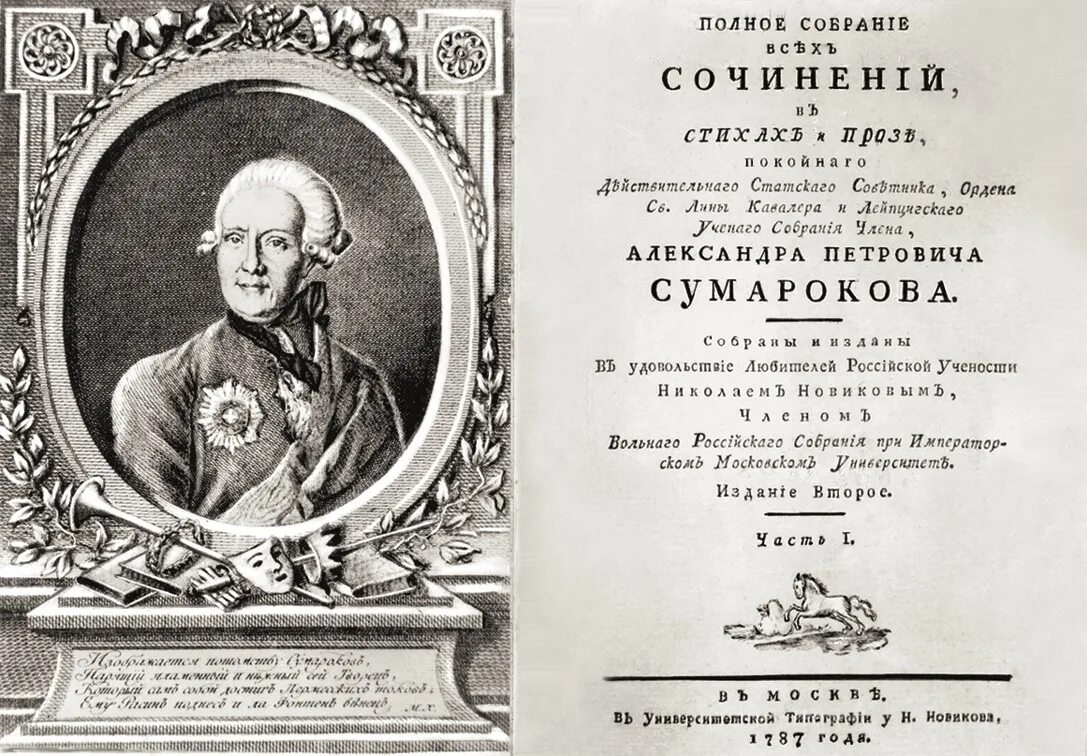 Сумароков образование. Сумароков 18 век.