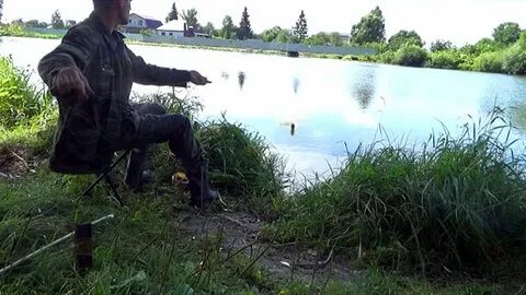 Ловля в августе на пруду