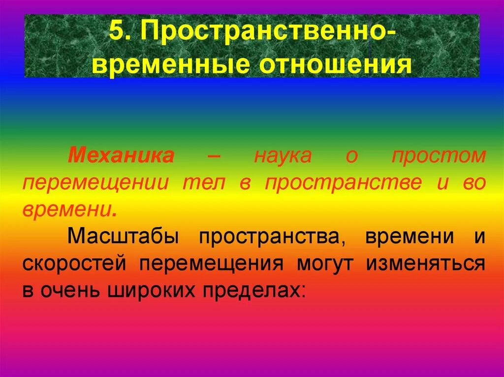 Пространственное перемещение