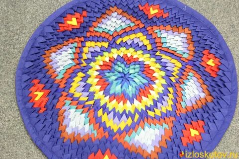 Коврик из лоскутков своими руками