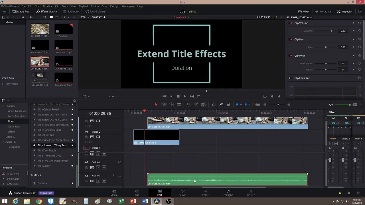 Effects library. DAVINCI resolve Effects. DAVINCI resolve титры. Fusion titles DAVINCI. Extend Edit DAVINCI.