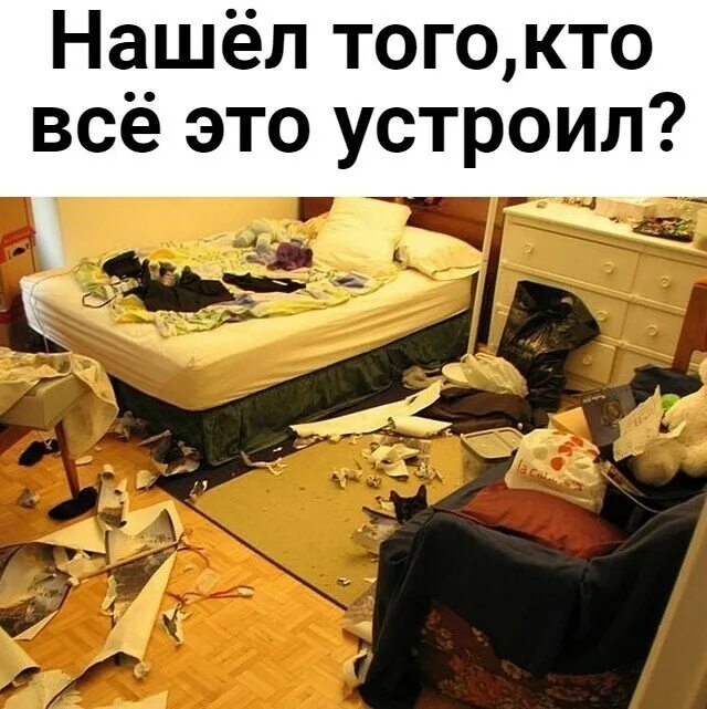 Не успела убрать