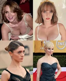 Winona Ryder (49), Maya Hawke (22), Natalia Dyer (25), Cara Buono (49). 