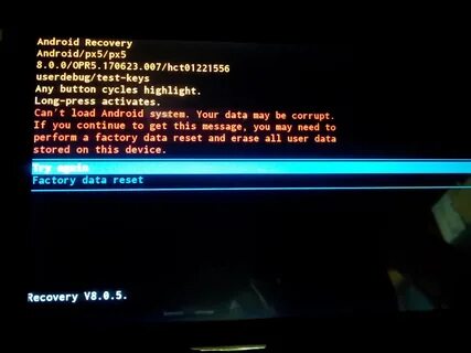 Load android system your data