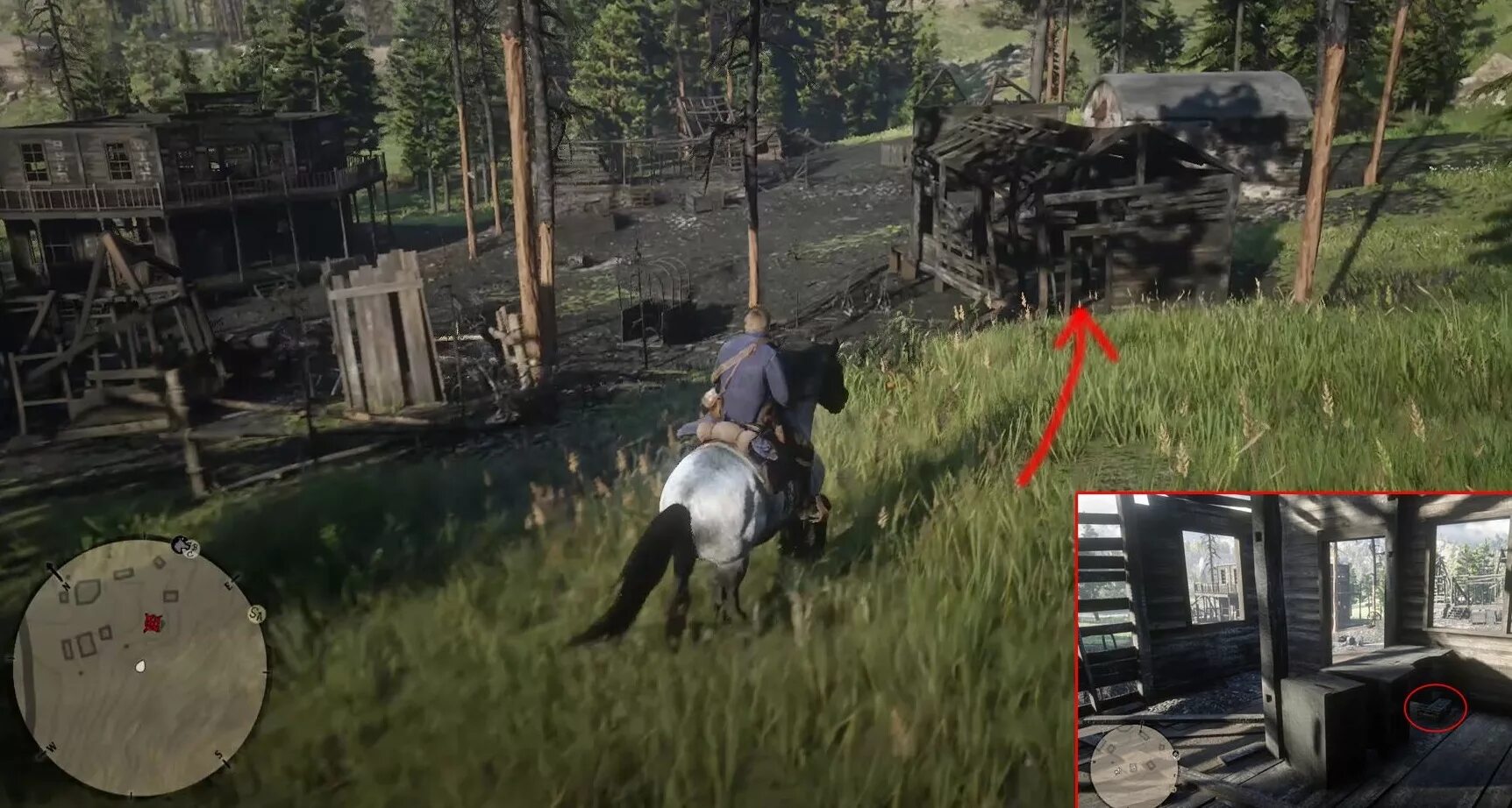 Рдр 2 деньги. Rdr 2 сгоревшая деревня. rdr 2 лагерь лесорубов. red dead redemption 2 лагерь лесорубов. рдр 2 сожженная деревня.