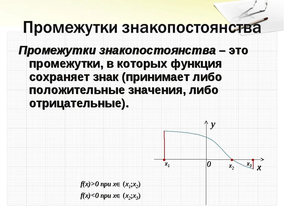 Промежутки постоянства функции. Промежутки знакопостоянства параболы. Как найти промежутки знакопостоянства. Промежуток знакопостоянства функции на графике. Интервалы знакопостоянства функции.