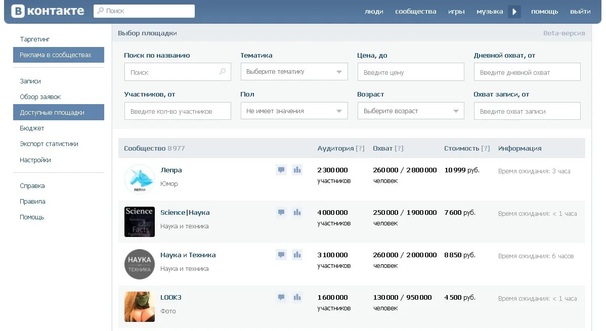 Рекламные сообщества вк. Биржа рекламы ВКОНТАКТЕ. Прайс на рекламу ВК В группе. Реклама сообщества в ВК. Стоимость рекламы в ВК.