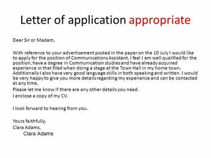 Dear sir or madam