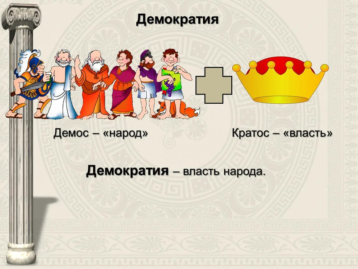 Демократия в древней Греции. Символ греческой демократии. Афинская демократия. Народное собрание в Афинах.