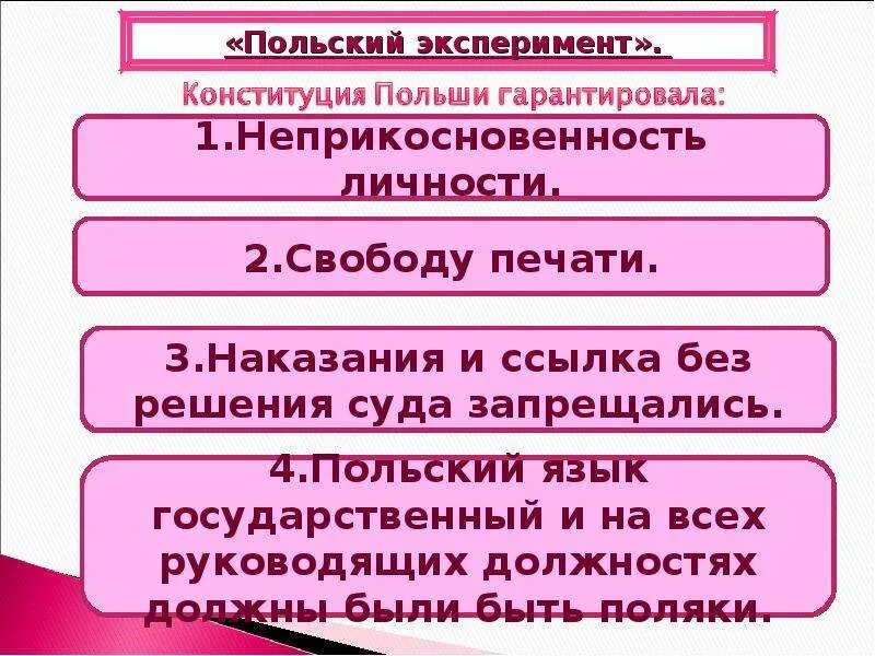 Дарование царству польскому конституции было