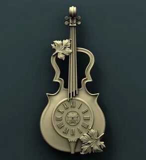 Часы скрипка