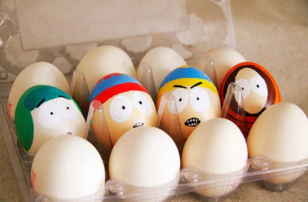 Яйца Саус парк пасхальные. Великденски яйца. Смешные яйца. Забавные пасхальные яйца. Глупые яйца